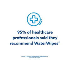 Load image into Gallery viewer, WaterWipes Original Baby Wipes, 99.9% Water, Unscented & Hypoallergenic for Sensitive Newborn Skin, 3 Packs (180 Count)