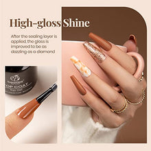 Load image into Gallery viewer, Beetles 2 Pcs 15ml No Wipe Gel Top Coat and Base Coat Set - Shine Finish and Long Lasting, Soak Off LED Gel Base Top Coat Glossy Shine Finish