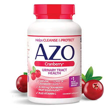 Load image into Gallery viewer, AZO Cranberry Urinary Tract Health Dietary Supplement, 1 Serving = 1 Glass of Cranberry Juice, Sugar Free, 100 Count