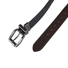 Load image into Gallery viewer, Levi's Men's Reversible Casual Jeans Belt, Black/Brown Laminate, 36 (Waist 34)