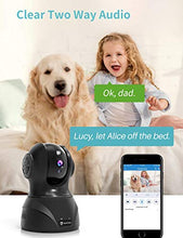 Load image into Gallery viewer, HeimVision 3MP Wireless Security Camera, HM302 Indoor WiFi Pet Camera, PTZ Home HD IP Camera for Baby/Nanny Monitor, Night Vision, 2 Way Audio, Motion/Face Dection, Cloud/SD Storage, Works with Alexa
