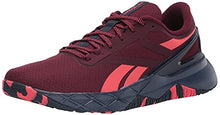 Load image into Gallery viewer, Reebok Men's Nanoflex Cross Trainer, Maroon/Vector Navy, 12