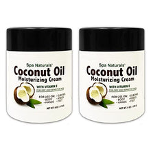 Load image into Gallery viewer, Spa Naturals Coconut Oil Moisturizing Cream with Vitamin E - 2 pk