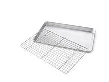 Load image into Gallery viewer, USA Pan Jelly Roll Baking Pan and Bakeable Nonstick Cooling Rack, Metal