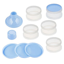Load image into Gallery viewer, Accmor Baby Milk Powder Formula Dispenser, Non-Spill Smart Stackable Baby Feeding Travel Storage Container, BPA Free, 5 Compartments, 2 Pack