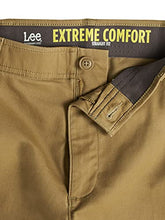 Load image into Gallery viewer, Lee Men's Performance Series Extreme Comfort Straight Fit Pant, Original Khaki, 34W x 32L
