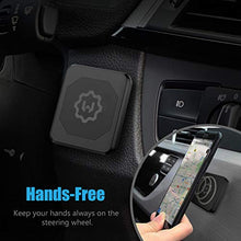 Load image into Gallery viewer, WixGear Rectangle Flat Stick On Dashboard Magnetic Car Mount Holder for Cell Phones and Mini Tablets with Fast Swift-Snap Technology - Extra Slim