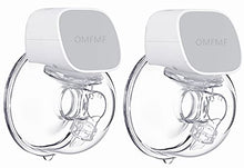 Load image into Gallery viewer, Wearable Breast Pump,Quiet & Hands-Free,Portable,in-Bra Double Electric Breast Pump,Pain Free Strong Breastfeeding Pump Strong Suction (White)