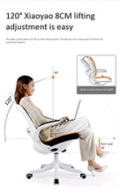 Load image into Gallery viewer, NOLOGO Desk Chair Flip-up Armrest Ergonomic Task Chair Compact 120° Locking 360° Rotation Seat Surface Lift Reinforced Nylon Resin Base (Color : K704)