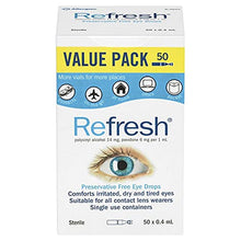 Load image into Gallery viewer, Refresh Eye Drops 0.4ml x50