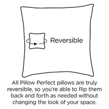 Load image into Gallery viewer, Pillow Perfect 498522 Outdoor/Indoor New Geo Throw Pillows, 18.5" x 18.5", Red, 2 Pack