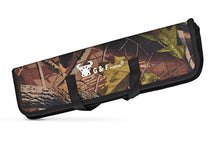 Load image into Gallery viewer, 17-Inch Long, Large Stainless Steel Brazilian-style BBQ Skewers with hardwood Handle, Kebab Kabob Skewers, 3/8 Inch Wide Blade, Set of 8 Skewer with heavy-duty Travel Bag