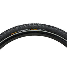 Load image into Gallery viewer, Continental Contact Plus ETRTO (37-622) 700 x 37 Reflex Bike Tires, Black