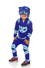 Load image into Gallery viewer, PJ Masks Toddler Boys Catboy Glow In the Dark Costume with 3D Ears and Detachable Tail Blue 2T