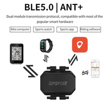 Load image into Gallery viewer, iGPSPORT BSC100S Cycling Computer Bundle, Bike Computer GPS Bike Speedometer IPX7 with 2.6 inch Auto Backlight Screen, ANT+/BLE5.0 Sensors and 40 Hours Battery Life