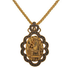 Load image into Gallery viewer, Gold Pt Persian King Darius Dariush The Great Necklace Chain (24" Chain)