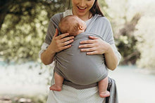 Load image into Gallery viewer, Boba Wrap Baby Carrier, Grey - Original Stretchy Infant Sling, Perfect for Newborn Babies and Children up to 35 lbs