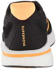 Load image into Gallery viewer, adidas Men's Supernova + Running Shoe, Core Black/Flash Orange/Flash Orange, 9