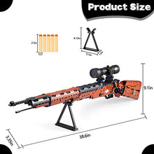 Load image into Gallery viewer, Seyaom DIY Building Blocks Model Toy, Simulation Handheld Shooting Toy, Model Kit Building Blocks Gun, Blaster Building Bricks Model Set (98K Mauser Rifle)(653pcs)