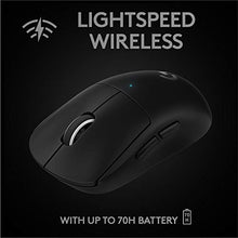Load image into Gallery viewer, Logitech G PRO X SUPERLIGHT Wireless Gaming Mouse, Ultra-Lightweight, HERO 25K Sensor, 25,600 DPI, 5 Programmable Buttons, Long Battery Life, Compatible with PC / Mac - Black