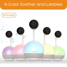 Load image into Gallery viewer, Chillax DM600 Baby Mood Lite - Smart Baby Monitor with HD Camera, Temperature Sensor - Sleep Monitor with Night Light, Soothing Sounds & Lullaby - Wi-Fi Remote Access, App-Compatible Device…