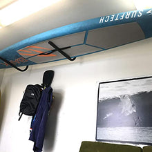 Load image into Gallery viewer, COR Surf Stand-Up Paddle Board Rack | Ceiling and Wall Surfboard and SUP Rack for Garage and Home