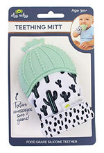 Load image into Gallery viewer, Itzy Ritzy Silicone Teething Mitt – Soothing Infant Teething Mitten with Adjustable Strap, Crinkle Sound and Textured Silicone to Soothe Sore and Swollen Gums, Cactus