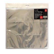 Load image into Gallery viewer, Ultra Pro 12” x 12” Size 3-Hole Photo for 4 x 6 Inch Prints, 10-Pack