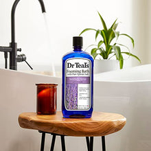 Load image into Gallery viewer, Dr Teal’s Foaming Bath with Pure Epsom Salt, Soothe & Sleep with Lavender, 34 fl oz, Purple