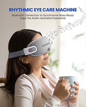 Load image into Gallery viewer, Eye Massager, RENPHO Music Rhythm Eye Mask with Bluetooth, Vision Window and 16 Silicone Massage Heads, 5 Modes Vibrating Massage Eyes for Eye Relax, Dry Eyes, etc. After Overuse Computer or Phone