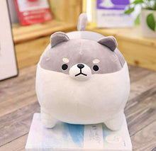 Load image into Gallery viewer, Auspicious beginning Stuffed Animal Shiba Inu Plush Toy Anime Corgi Kawaii Plush Dog Soft Pillow, Plush Toy Gifts for Boys Girls(Gray, 15.7")