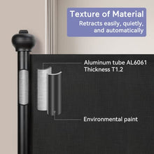 Load image into Gallery viewer, Momcozy Retractable Baby Gate, 33" Tall, Extends up to 55" Wide, Child Safety Baby Gates for Stairs, Doorways, Hallways, Indoor, Outdoor