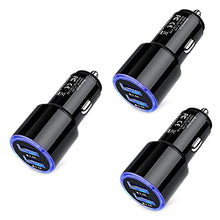 Load image into Gallery viewer, Car Charger Fast Charge,3Pack 4.8A Rapid Car Phone Charger Cigarette Lighter USB Charger for iPhone 13 12 11 Pro Max SE XR XS X 8 7,Samsung Galaxy S21 S20 A12 A32 A42 A51 A21 A71 S10 S9 S8 S7,Android