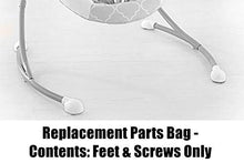 Load image into Gallery viewer, Fisher-Price Cradle 'n Swing Product Series Moonlight Meadow Cradle 'n Swing | CHM78 ~ Replacement Parts Bag ~ Contents: Feet & Screws