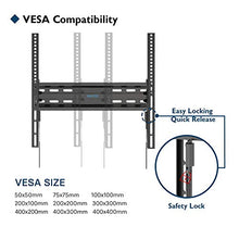 Load image into Gallery viewer, Tilt TV Wall Mount Bracket for Most 23-55 in TVs, Low Profile TV Mount with 5 Cable Ties, Max VESA 400x400mm, Hold up to 99 lbs