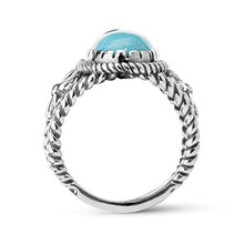Load image into Gallery viewer, American West Sterling Silver Turquoise Gemstone Ring Size 9