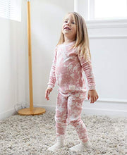 Load image into Gallery viewer, VAENAIT BABY Kids Girls 100% Cotton Sleepwear Pajamas 2pcs Set Prism Pink 2XL