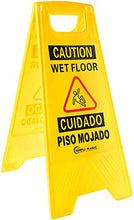 Load image into Gallery viewer, Simpli-Magic Wet Floor Caution Signs, Premium, Yellow, 3 Pack
