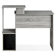 Load image into Gallery viewer, FURINNO Econ Multipurpose Home Office Computer Writing Desk, French Oak Grey