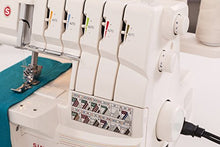 Load image into Gallery viewer, SINGER | Professional 14T968DC Serger Overlock with 2-3-4-5 Stitch Capability, 1300 Stitches per minute, & Self Adjusting - Sewing Made Easy,White