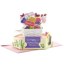 Load image into Gallery viewer, Hallmark Pop Up Mothers Day Card for Grandma (Displayable Basket of Flowers),Model Number: 599MBC2064