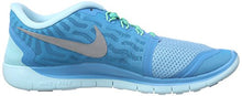 Load image into Gallery viewer, Nike Free 5.0 Girls' Running Shoe (4.5, Blue Lagoon)