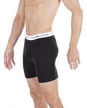 Load image into Gallery viewer, Tommy Hilfiger Men's 3-Pack Cotton Boxer Brief, Black, Small(28-30)