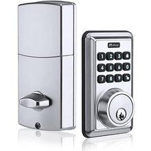 Load image into Gallery viewer, iMagic Keypad Deadbolt, Keyless Entry Deadbolt Lock, Electronic Keypad Door Lock, Auto Lock, 50 User Codes, Easy to Install (Satin Nickel)