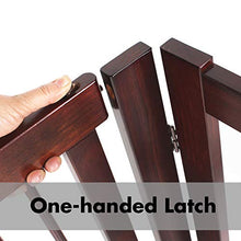 Load image into Gallery viewer, Primetime Petz 33238-G8 360 Configurable Dog Gate with Door – Indoor Freestanding Walk Through Wood Pet Gate,Walnut,36"