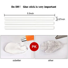 Load image into Gallery viewer, Hot Glue Gun,ccbetter upgraded version Mini Hot Melt Glue Gun with 30pcs Glue Sticks with glue gun removable Anti-hot cover for DIY Small Craft Projects and Home Quick Repairs Blue