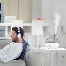 Load image into Gallery viewer, Pure Enrichment® MistAire™ Silver Ultrasonic Cool Mist Humidifier - Lasts Up to 25 Hours, Whisper-Quiet Overnight Operation, 360° Mist Nozzle, Easy-Fill Tank, Auto Safety Shut-Off
