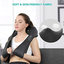 Load image into Gallery viewer, Neck Shoulder Massage with Soothing Heat, Electric Shiatsu Back Massager 3D Deep Tissue Kneading Massagers for Full Body Muscle Pain Relief Relax, Christmas Birthday Gift