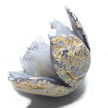 Load image into Gallery viewer, MOKA 1pc 400g-550g Natural Agate geode Quartz Flower carvings Crystal Ornaments Figurines for Sale