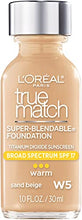 Load image into Gallery viewer, L'Oreal Paris Cosmetics True Match Super-Blendable Foundation Makeup, Sand Beige N5, 2 Count